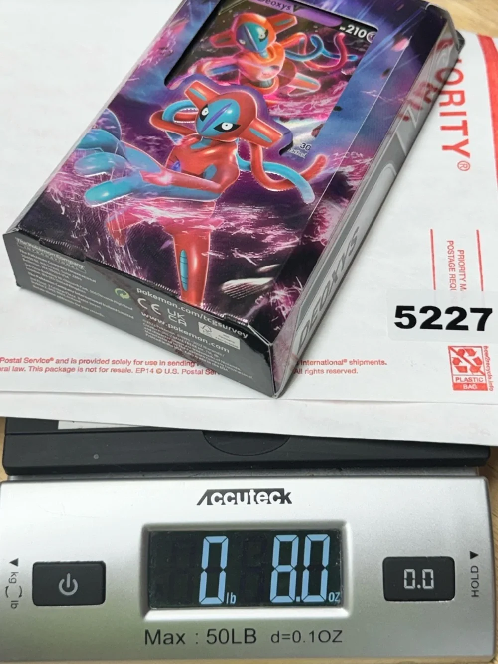 Pokemon TCG Deoxys V Battle Deck 60 Card Ready to Play Sealed New